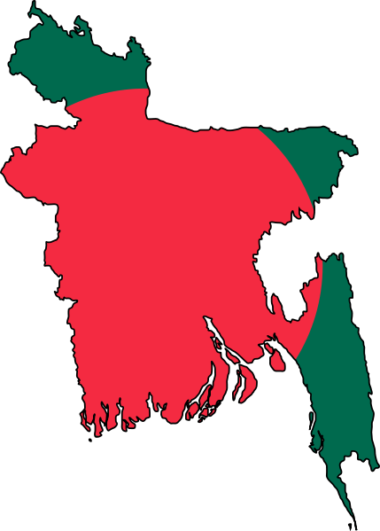 map of bangladesh and surrounding. Bangladesh